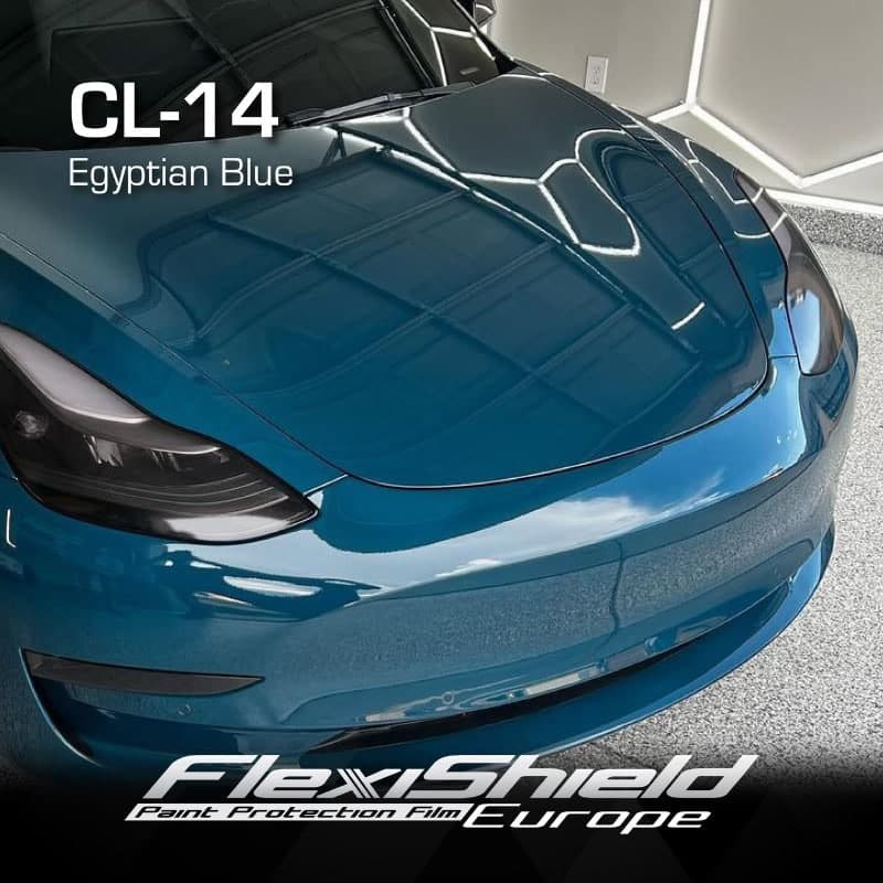 Film PPF bleu égyptien Flexishield CL-14 Egyptian Blue