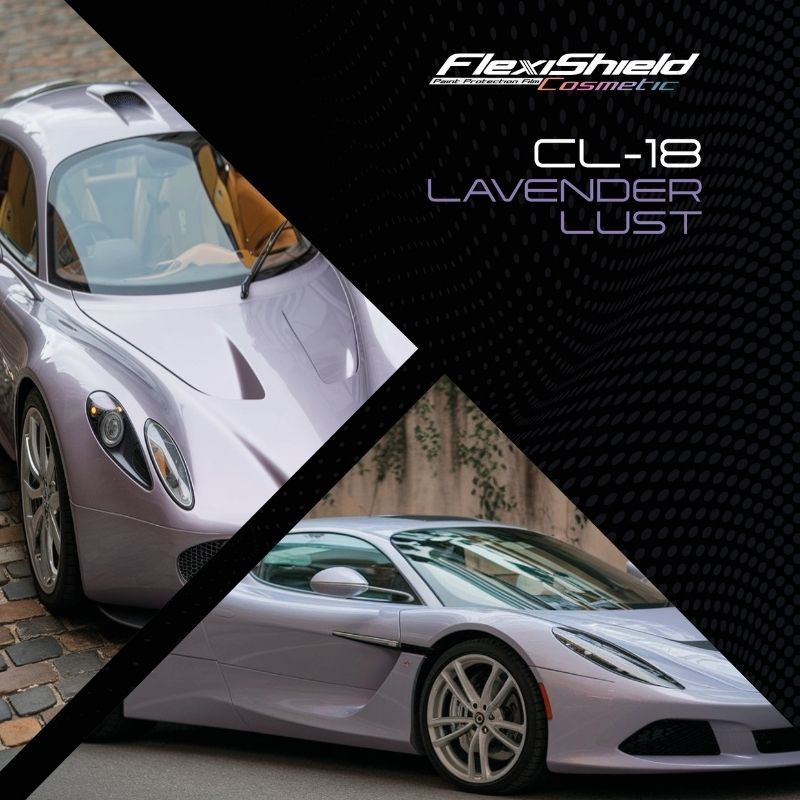 Film PPF lavande pastel Flexishield CL-18 Lavender Lust