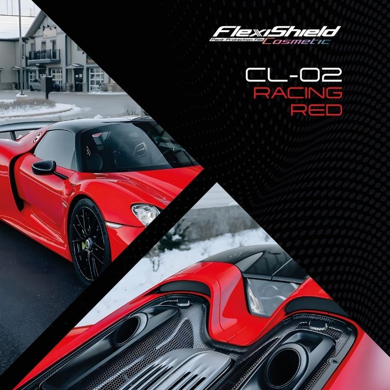 Film PPF rouge de course Flexishield CL-02 Racing Red