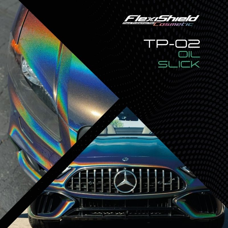 Film PPF irisation pétrolée Flexishield TP-02 Oil Slick
