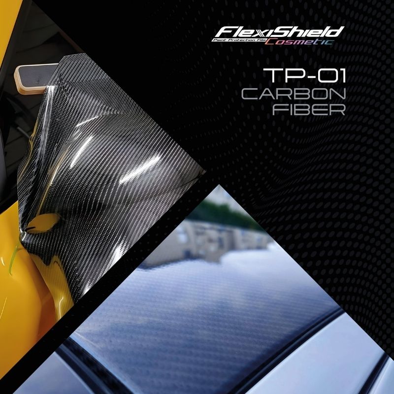 Film PPF noir carbone texturé Flexishield TP-01