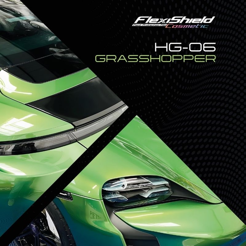 Film PPF vert sauterelle Flexishield HG-06 Grasshopper