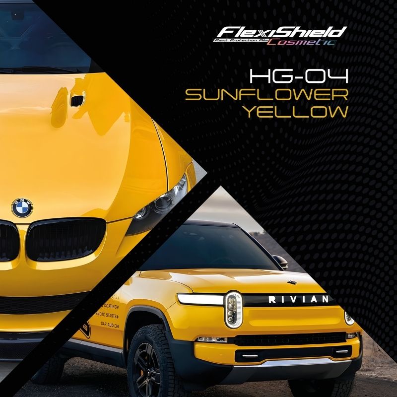 Film PPF jaune tournesol Flexishield HG-04 Sunflower