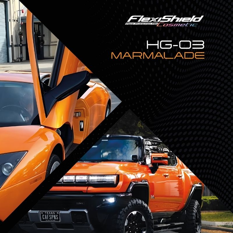 Film PPF orange confite Flexishield HG-03 Marmalade